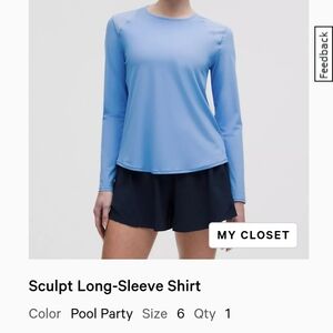 lululemon Sculpt Long-Sleeve Shirt